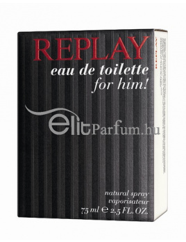 Replay for him! férfi parfüm (eau de toilette) edt 75ml teszter
