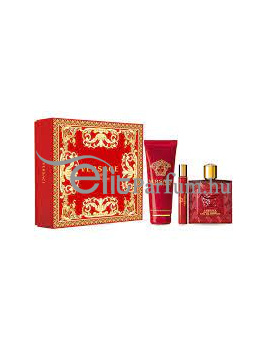 Versace Eros Flame férfi parfüm szett (eau de parfum) Edp 100ml+Edp 10ml+150ml Tusfürdő