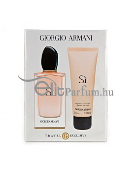 Giorgio Armani Sí női parfüm Set (Ajándék szett) (eau de parfum) edp 100ml + Bl 75ml