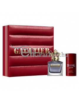 Jean Paul Gaultier Scandal Pour Homme férfi parfüm szett (eau de toilette) Edt 100ml+75ml Deostift