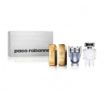 Paco Rabanne mini férfi parfüm szett 4X5ml (1 Million edt, 1 Million Parfum, Invictus edt, Phantom edt)