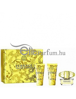 Versace Yellow Diamond női parfüm Set (Ajándék szett) (eau de toilette) edt 50ml + Bl 50ml + Sg 50ml