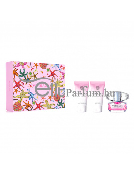 Versace Bright Crystal női parfüm Set (Ajándék szett) (eau de toilette) edt 50ml + Tusfürdő 50ml + Testápoló tej 50ml