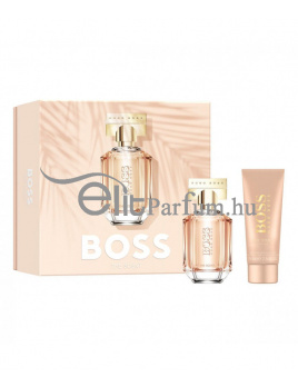 Hugo Boss The Scent női parfüm szett (eau de parfum) Edp 50ml + 75ml Testápoló
