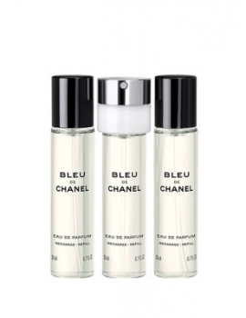 Chanel Bleu de Chanel pour Homme férfi parfüm (eau de parfum) Edp 3x20ml utántöltő
