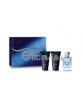 Versace pour Homme férfi parfüm Set (Ajándék szett) (eau de toilette) edt 50ml + Tusfürdő 50ml + ASb 50ml