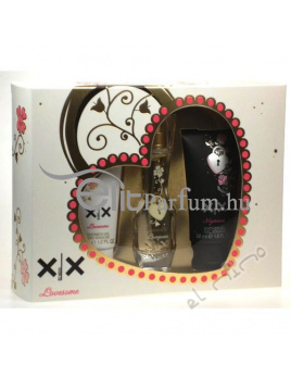 Mexx XX Lovesome női parfüm Set (Ajándék szett) (eau de toilette) edt 20ml + Tusfürdő Lovesome 50ml + Tusfürdő Mysterious 50ml