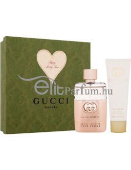 Gucci Guilty Pour Femme 2021 női parfüm szett (eau de toilette) Edt 50ml+50ml Testápoló