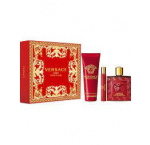 Versace Eros Flame férfi parfüm szett (eau de parfum) Edp 100ml+Edp 10ml+150ml Tusfürdő
