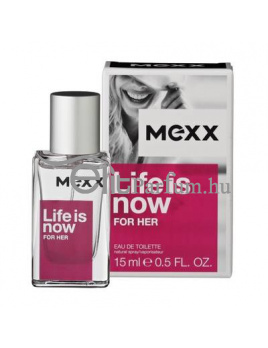 Mexx Life is Now for Her női parfüm (eau de toilette) Edt 15ml