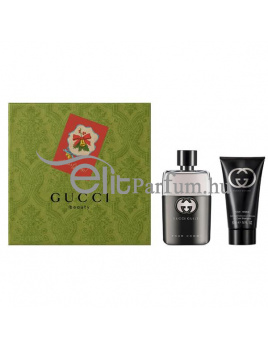 Gucci Guilty pour Homme férfi parfüm szett (eau de toilette) Edt 50ml+50ml Tusfürdő