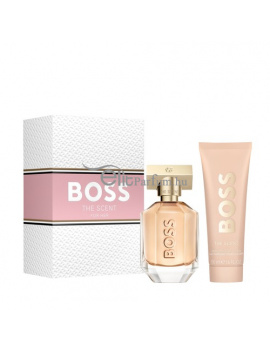 Hugo Boss The Scent női parfüm szett (eau de parfum) Edp 50ml + 75ml Testápoló