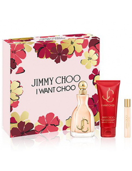 Jimmy Choo I want Choo női parfüm szett (eau de parfum) Edp 100ml+7.5ml+100ml tesápoló