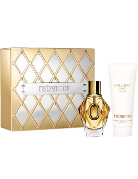 Rabanne Million Gold For Her Eau De Parfum 50ml + 100ml Testápoló