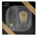 Naomi Campbell Queen of Gold női parfüm Set (Ajándék szett) (eau de toilette) edt 15ml + Tusfürdő 50ml