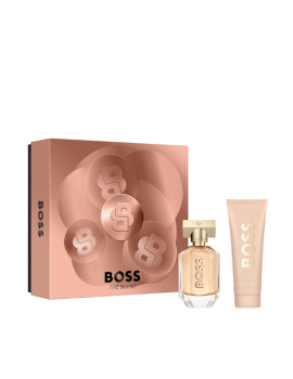 Hugo Boss The Scent for her női parfüm szett (eau de parfum) Edp 50ml+75ml Testápoló