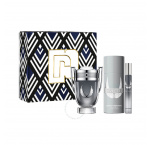 Paco Rabanne Invictus Platinum férfi parfüm szett (eau de parfum) Edp 100ml+Dezodor 150ml+Edp 10ml