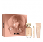 Hugo Boss The Scent női parfüm szett (eau de parfum) Edp 100ml+10ml+75ml Testápoló