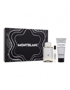 Mont Blanc Explorer Platinum férfi parfüm szett (eau de parfum) Edp 100ml+7.5ml+100ml tusfürdő