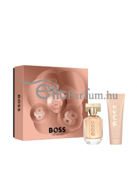 Hugo Boss The Scent for her női parfüm szett (eau de parfum) Edp 50ml+75ml Testápoló