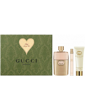 Gucci Guilty pour femme női parfüm szett (eau de parfum) Edp 90ml+10ml+50ml testápoló