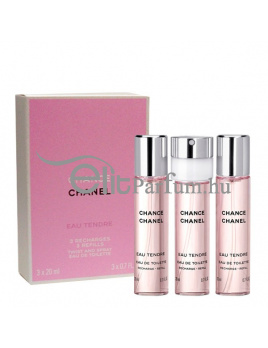 Chanel Chance Eau Tendre női parfüm (eau de toilette) edt 3x 20ml utántöltő