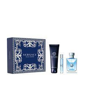 Versace Pour Homme férfi parfüm szett (eau de toilette) Edt 100ml+10ml Edt+150ml Tusfürdő