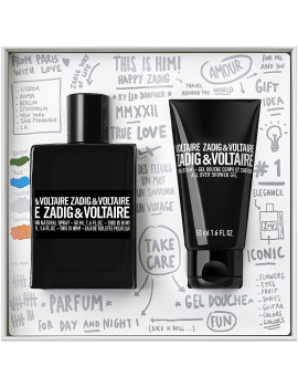 Zadig & Voltaire This is Him! ferfi parfüm szett (eau de toilette) edt 50ml+ 50ml tusfürdő