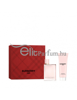 Burberry HER női parfüm szett (eau de parfum) Edp 50ml+75ml Testápoló