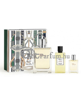 Hermes Terre d'Hermes Eau Givrée férfi parfüm szett (eau de parfum) Edp 100ml+12,5ml+80ml Tusfürdő