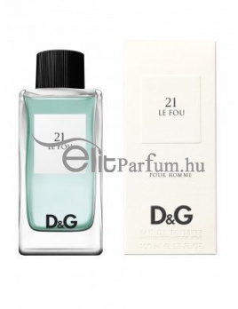 Dolce & Gabbana (D&G) No.21 Le Fou unisex parfüm (eau de toilette) edt 100ml teszter