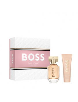 Hugo Boss The Scent női parfüm szett (eau de parfum) Edp 50ml + 75ml Testápoló