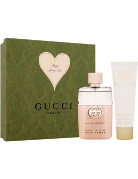 Gucci Guilty Pour Femme 2021 női parfüm szett (eau de toilette) Edt 50ml+50ml Testápoló