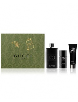 Gucci Guilty Pour Homme férfi parfüm szett (eau de parfüm) Edp 90ml +75ml stift+50ml Tusfürdő