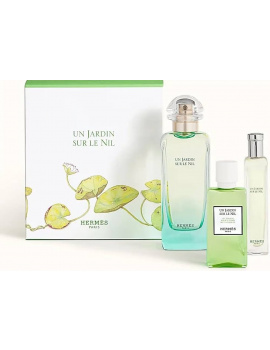 Hermés Un Jardin Sur Le Nil női parfüm (eau de toilette) edt 100ml+edt 15ml+Tusfürdő 40ml