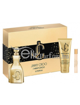 Jimmy Choo I want Choo Le Parfum női parfüm szett 125ml+7.5ml+100ml testápoló