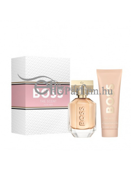 Hugo Boss The Scent női parfüm szett (eau de parfum) Edp 50ml + 75ml Testápoló