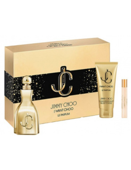 Jimmy Choo I want Choo Le Parfum női parfüm szett 125ml+7.5ml+100ml testápoló