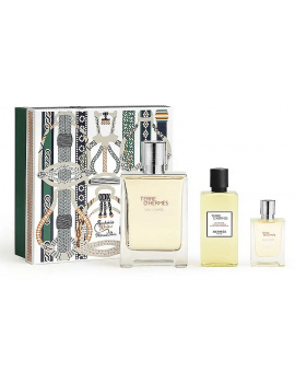 Hermes Terre d'Hermes Eau Givrée férfi parfüm szett (eau de parfum) Edp 100ml+12,5ml+80ml Tusfürdő