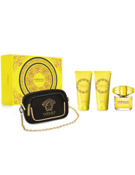 Versace Yellow Diamond női parfüm szett (eau de toilette) Edt 90ml+100ml Testápoló+100ml Tusfürdő+Táska
