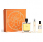 Hermes Terre d'Hermes Parfum férfi parfüm szett 75ml+15ml+40ml Tusfürdő