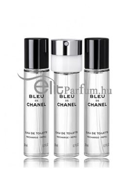 Chanel Bleu de Chanel pour Homme férfi parfüm (eau de toilette) Edt 3x20ml utántöltő