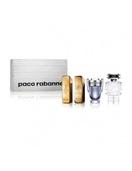 Paco Rabanne mini férfi parfüm szett 4X5ml (1 Million edt, 1 Million Parfum, Invictus edt, Phantom edt)