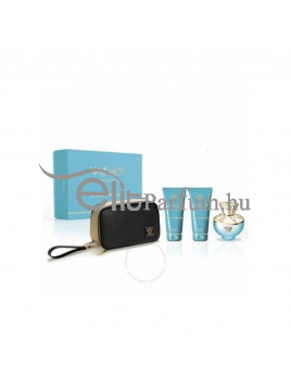 Versace Dylan Turquoise női parfüm szett (eau de toilette) Edt 100ml+100ml Testápoló+100ml Tusfürdő+Táska