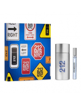 Carolina Herrera 212 men NYC férfi parfüm szett (eau de toilette) Edt 100+10ml