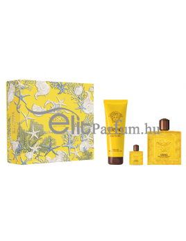Versace Eros Energy férfi parfüm szett (eau de parfum) Edp 100ml+5ml+150ml tusfürdő