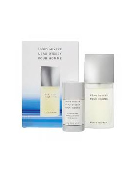 Issey Miyake L'Eau D'Issey pour Homme férfi parfüm szett (eau de toilette) Edt 75ml + 75ml Stift