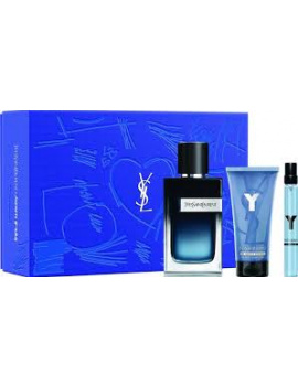 Yves Saint Laurent Y by YSL férfi parfüm szett (eau de parfum) Edp 100ml+Edp 10ml+50ml Tusfürdő