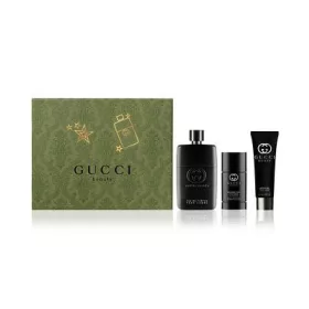   Gucci Guilty Pour Homme férfi parfüm szett (eau de parfüm) Edp 90ml +75ml stift+50ml Tusfürdő