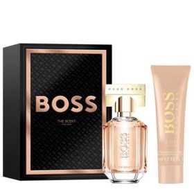   Hugo Boss The Scent női parfüm szett (eau de parfum) Edp 30ml + 50ml Testápoló Travel